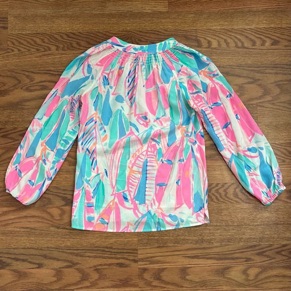 Lilly Pulitzer Elsa silk top - Picture 2 of 2